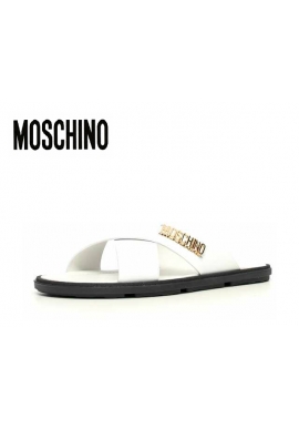 MOSCHINO夏季 牛仔布 男士 凉鞋