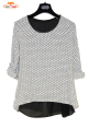 FD Card Blouse pour Femme